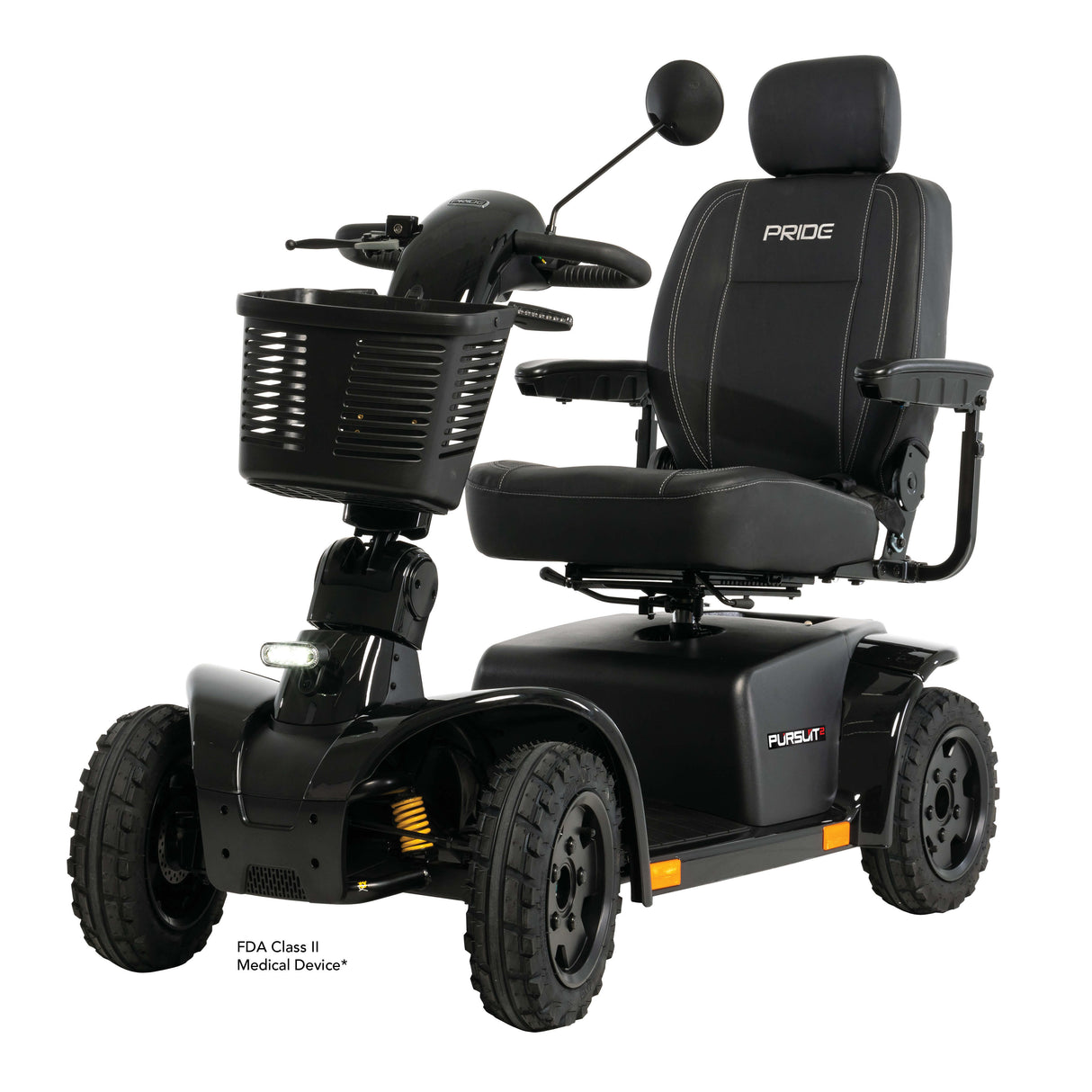 New Pride Mobility Pursuit 2 4-Wheel Heavy Duty Scooter | SC7132 | 40 Mile Driving Range