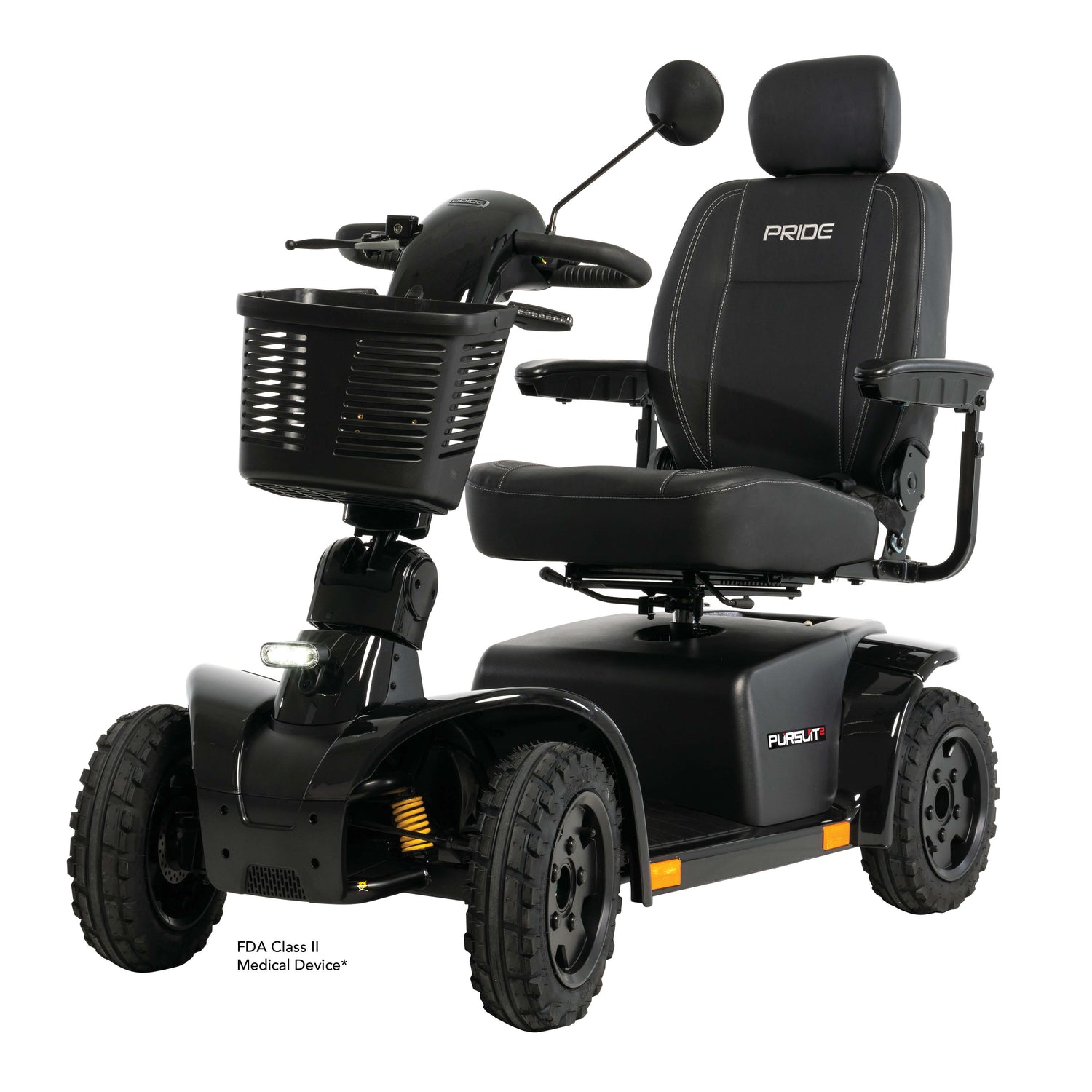 New Pride Mobility Pursuit 2 4-Wheel Heavy Duty Scooter | SC7132 | 40 Mile Driving Range