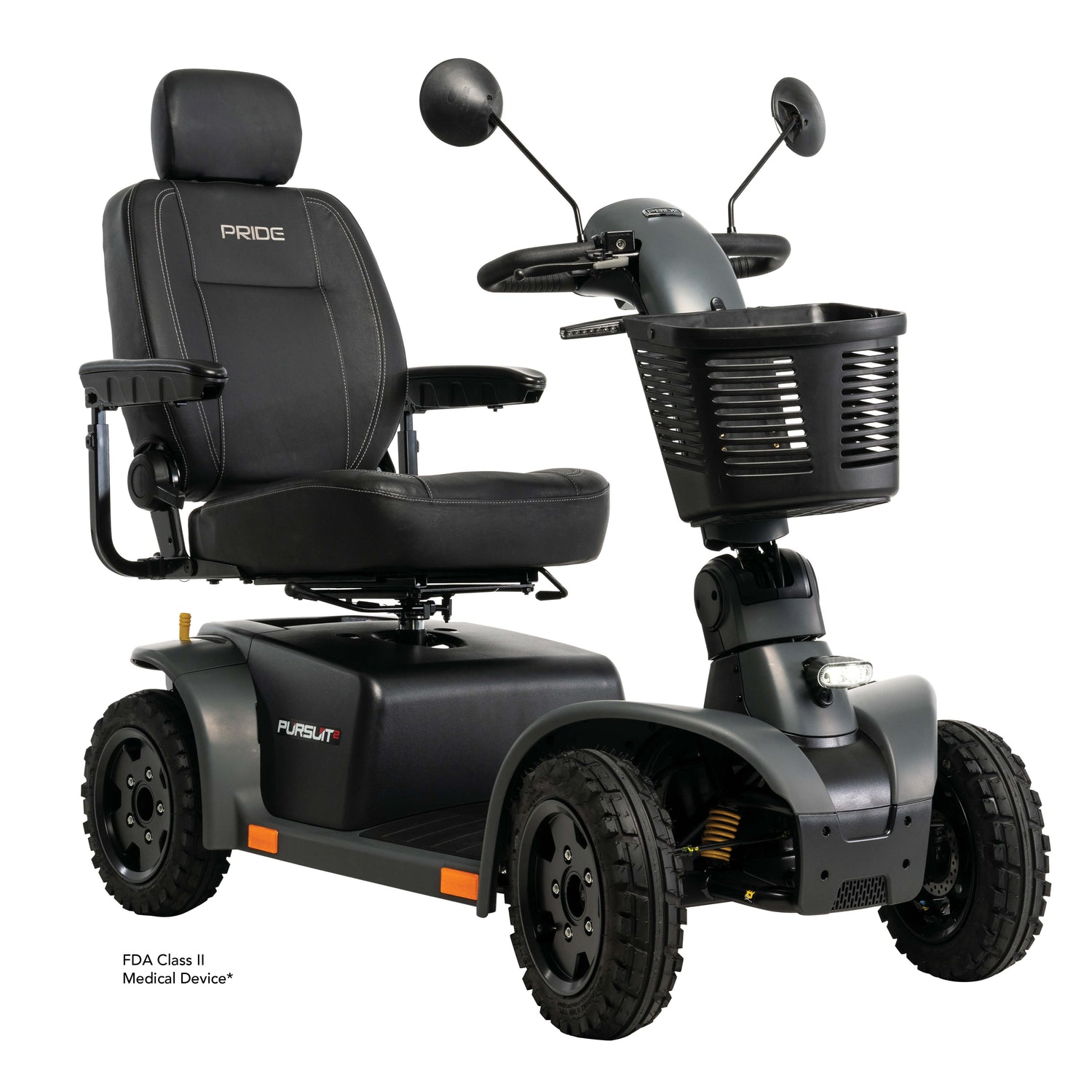 New Pride Mobility Pursuit 2 4-Wheel Heavy Duty Scooter | SC7132 | 40 Mile Driving Range