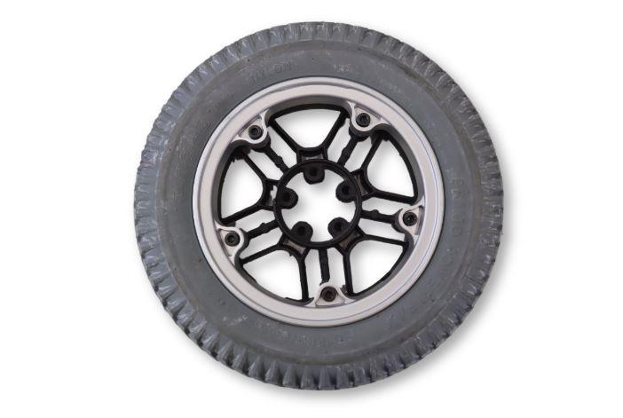 Primo PowerTrax Drive Wheel Assembly for Invacare FDX & TDX Power Wheelchairs | 14" x 3" | Flat-Free | 1167685