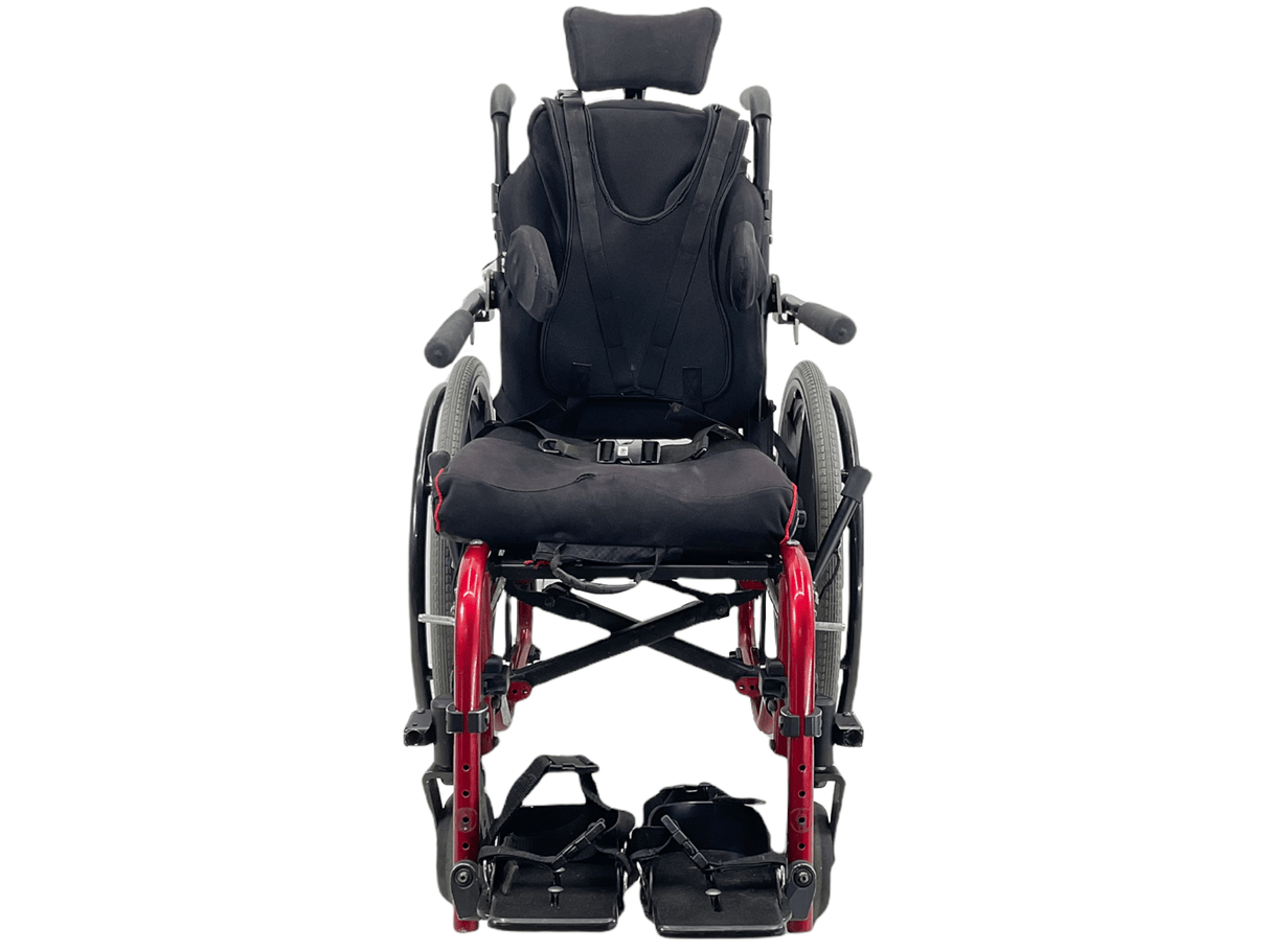 Sunrise Medical Quickie Zippie GS Folding Manual Wheelchair | 15" x 16" Seat | Transit Kit, Fold Down Backrest