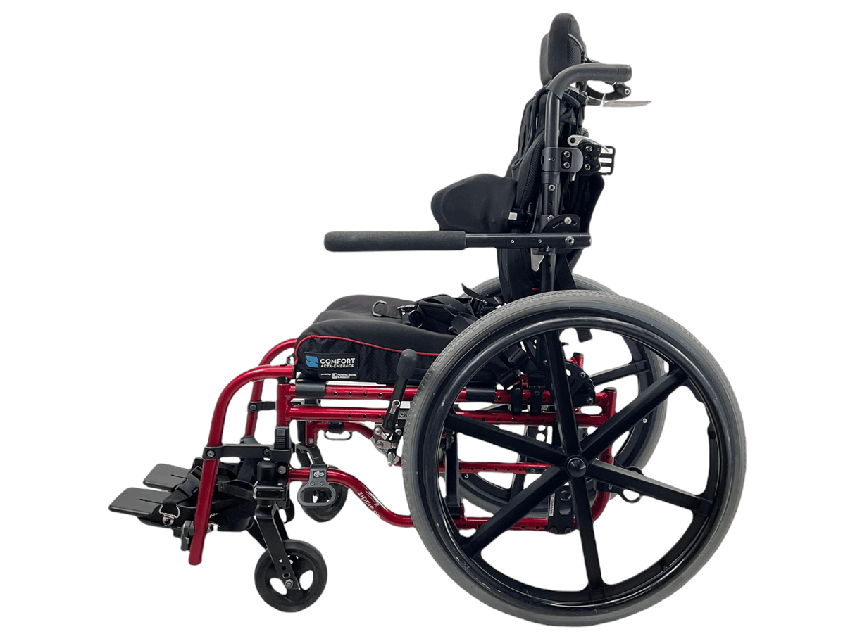Sunrise Medical Quickie Zippie GS Folding Manual Wheelchair | 15" x 16" Seat | Transit Kit, Fold Down Backrest