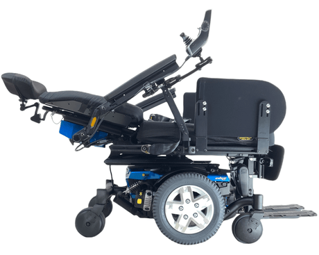 2018 Quantum Q6 Edge HD Bariatric Rehab Power Wheelchair | 23 x 24 Seat | Tilt, Recline, Power Legs | Only 6 Miles!-Mobility Equipment for Less