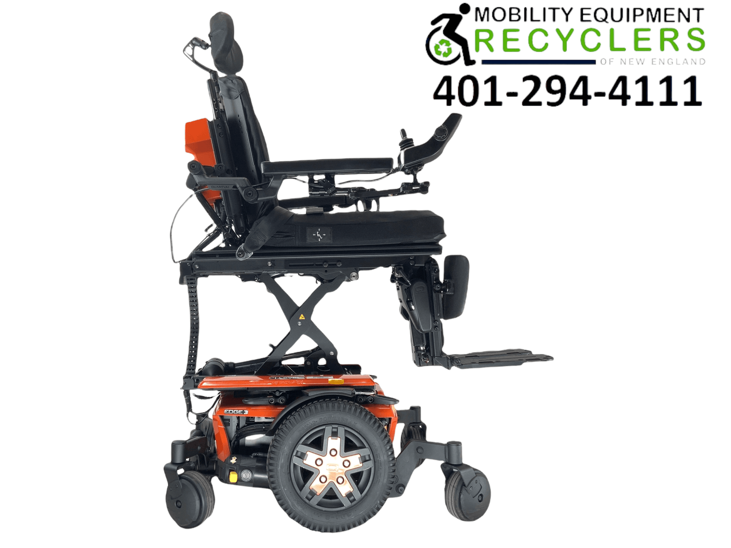 2019 Pride Mobility Quantum Q6 Edge 3 With Tru-Balance 3 & i-Level Rehab Power Chair | 16" x 20" Seat | Seat Elevate, Tilt, Recline, Power Legs, Power Extending Legs-Mobility Equipment for Less