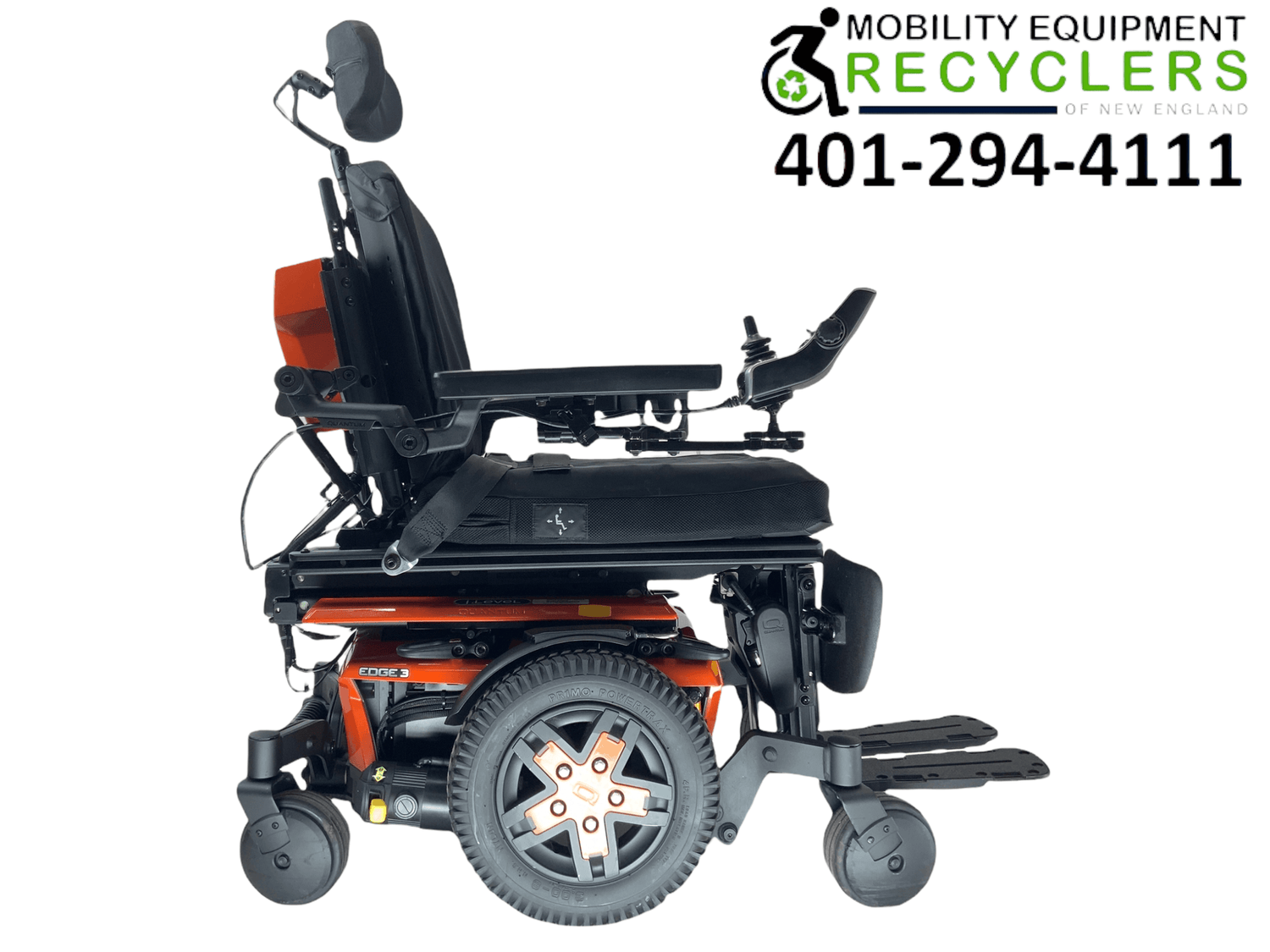 2019 Pride Mobility Quantum Q6 Edge 3 With Tru-Balance 3 & i-Level Rehab Power Chair | 16" x 20" Seat | Seat Elevate, Tilt, Recline, Power Legs, Power Extending Legs-Mobility Equipment for Less