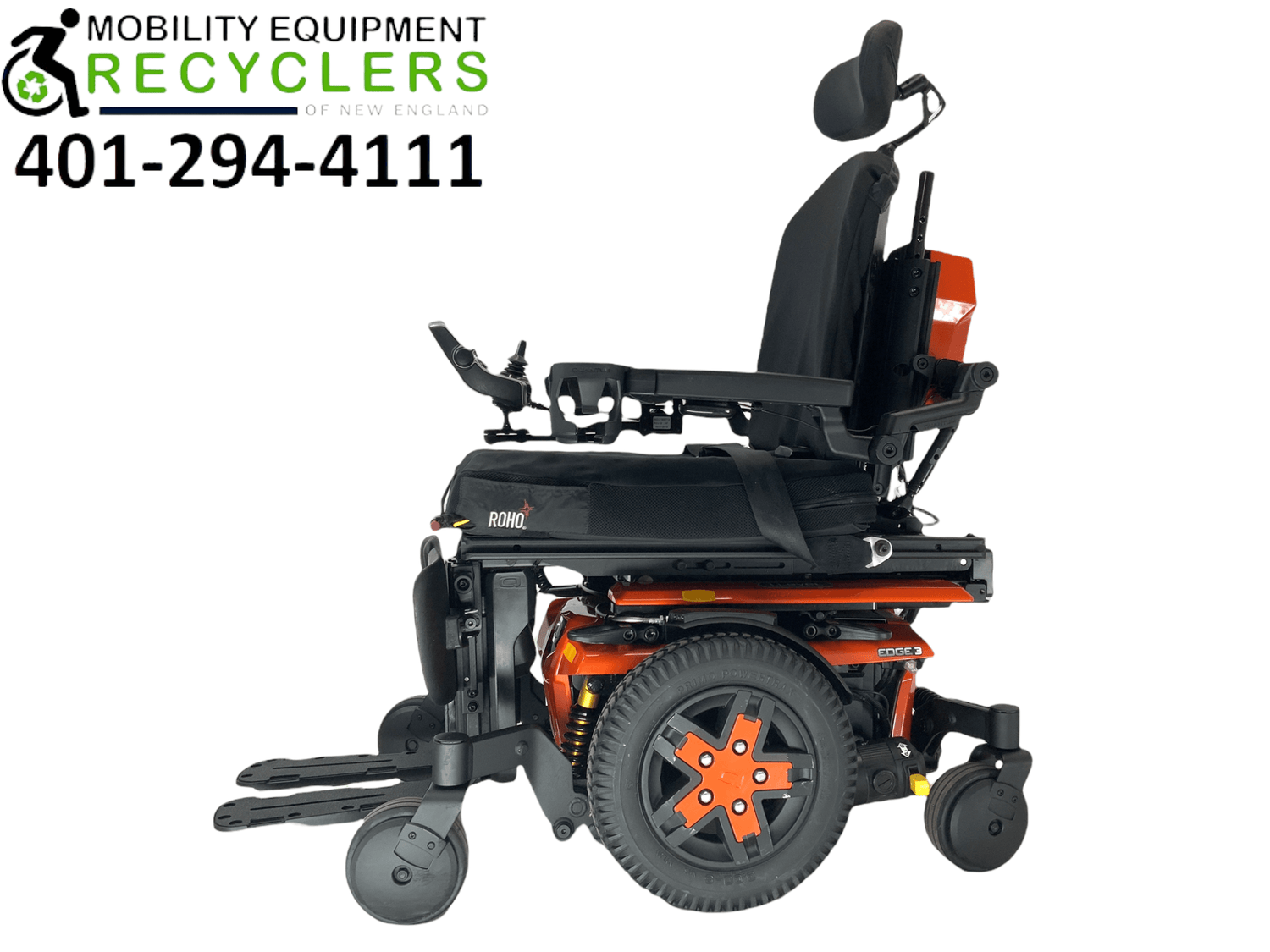 2019 Pride Mobility Quantum Q6 Edge 3 With Tru-Balance 3 & i-Level Rehab Power Chair | 16" x 20" Seat | Seat Elevate, Tilt, Recline, Power Legs, Power Extending Legs-Mobility Equipment for Less