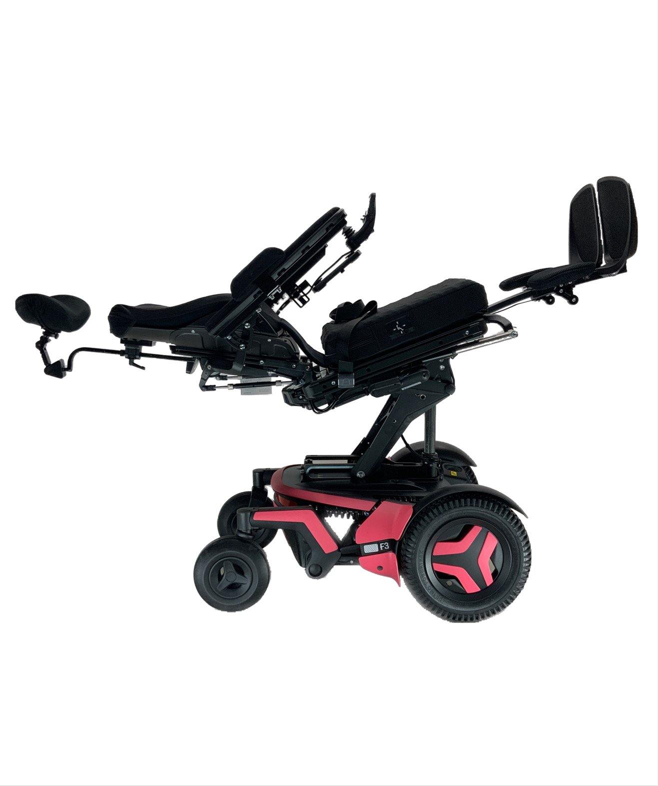 2020 Permobil F3 Rehab Power Chair | 0 Miles! | Tilt, Recline, Power Legs, Seat Elevate | 17 x 18 Seat-Mobility Equipment for Less