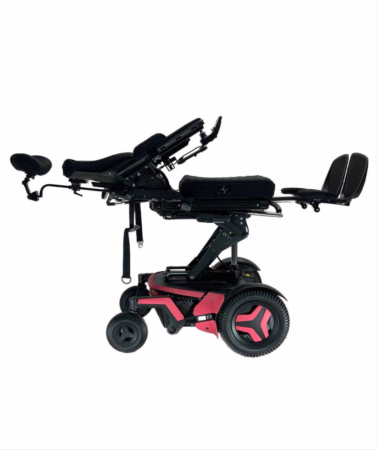 2020 Permobil F3 Rehab Power Chair | 0 Miles! | Tilt, Recline, Power Legs, Seat Elevate | 17 x 18 Seat-Mobility Equipment for Less