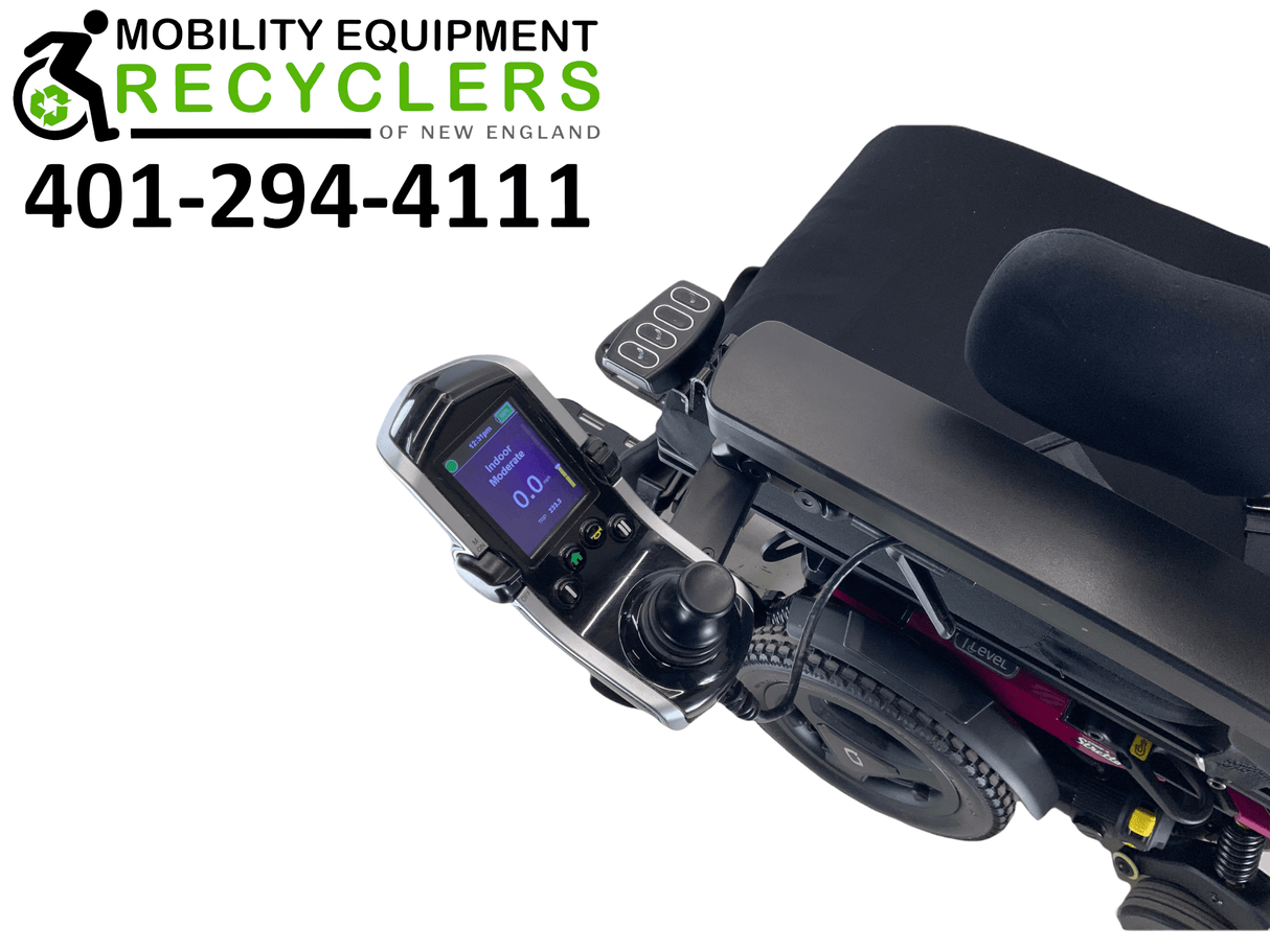 2020 Pride Mobility Quantum Q6 Edge 3 | Stretto | Tru-Balance 3 Seating with I-Level | Rehab Power Chair | 16" x 18" Seat | Seat Elevate, Tilt, Recline, Power Legs, Power Extending & Elevating Legs-Mobility Equipment for Less