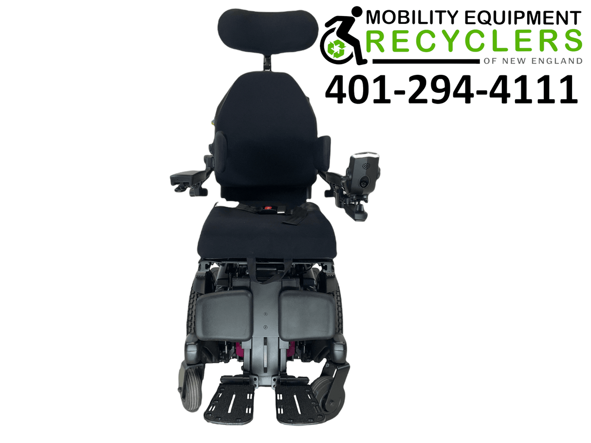 2020 Pride Mobility Quantum Q6 Edge 3 | Stretto | Tru-Balance 3 Seating with I-Level | Rehab Power Chair | 16" x 18" Seat | Seat Elevate, Tilt, Recline, Power Legs, Power Extending & Elevating Legs-Mobility Equipment for Less