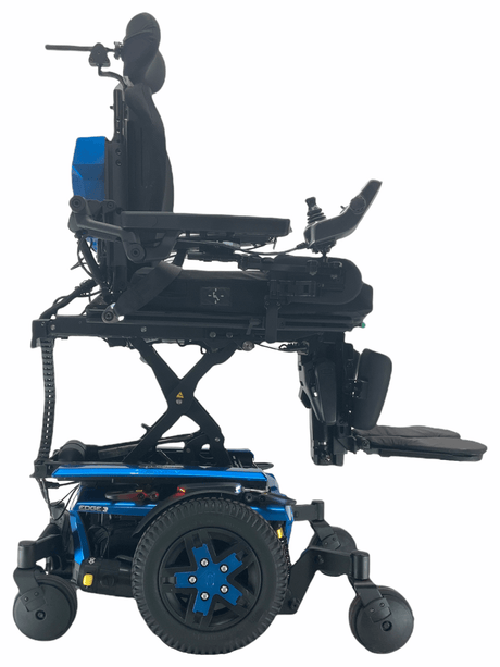2020 Pride Mobility Quantum Q6 Edge 3 with iLevel Rehab Power Chair | 18" x 19" Seat | Seat Elevate, Tilt, Recline, Power Legs-Mobility Equipment for Less