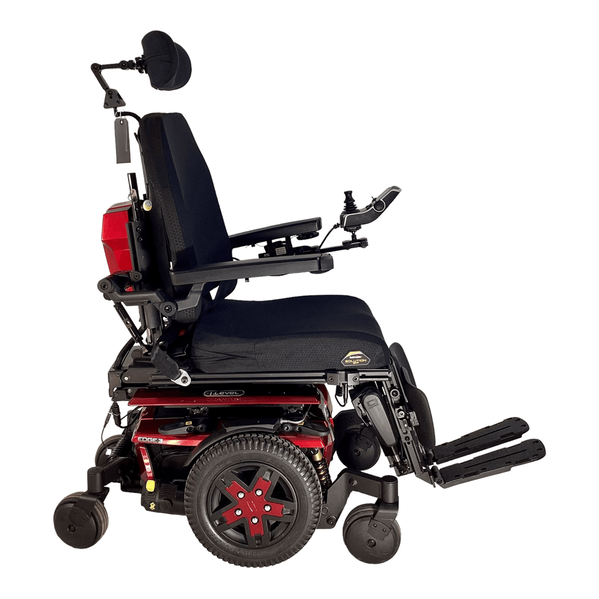 2020 Pride Mobility Quantum Q6 Edge 3 with iLevel Rehab Power Chair | 18 x 19 Seat | Tilt, Recline, Power Legs, Seat Elevate - Only 26 Miles! - Mobility Equipment for Less