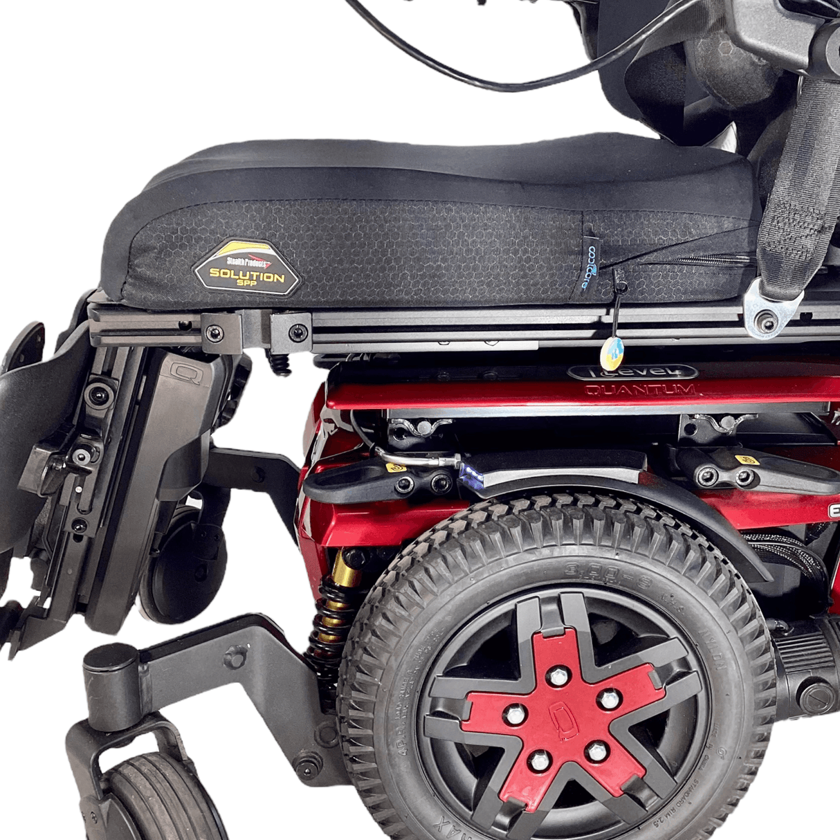 2020 Pride Mobility Quantum Q6 Edge 3 with iLevel Rehab Power Chair | 18 x 19 Seat | Tilt, Recline, Power Legs, Seat Elevate - Only 26 Miles! - Mobility Equipment for Less