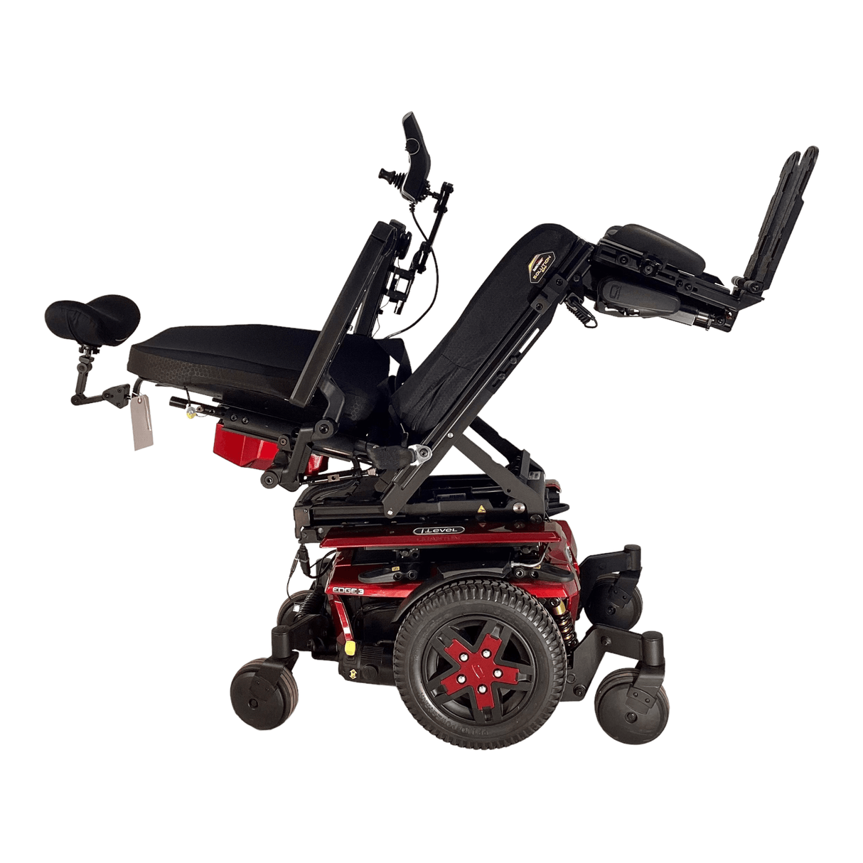 2020 Pride Mobility Quantum Q6 Edge 3 with iLevel Rehab Power Chair | 18 x 19 Seat | Tilt, Recline, Power Legs, Seat Elevate - Only 26 Miles! - Mobility Equipment for Less