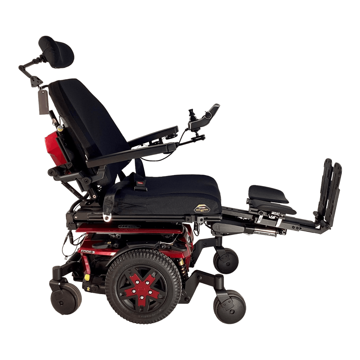 2020 Pride Mobility Quantum Q6 Edge 3 with iLevel Rehab Power Chair | 18 x 19 Seat | Tilt, Recline, Power Legs, Seat Elevate - Only 26 Miles! - Mobility Equipment for Less