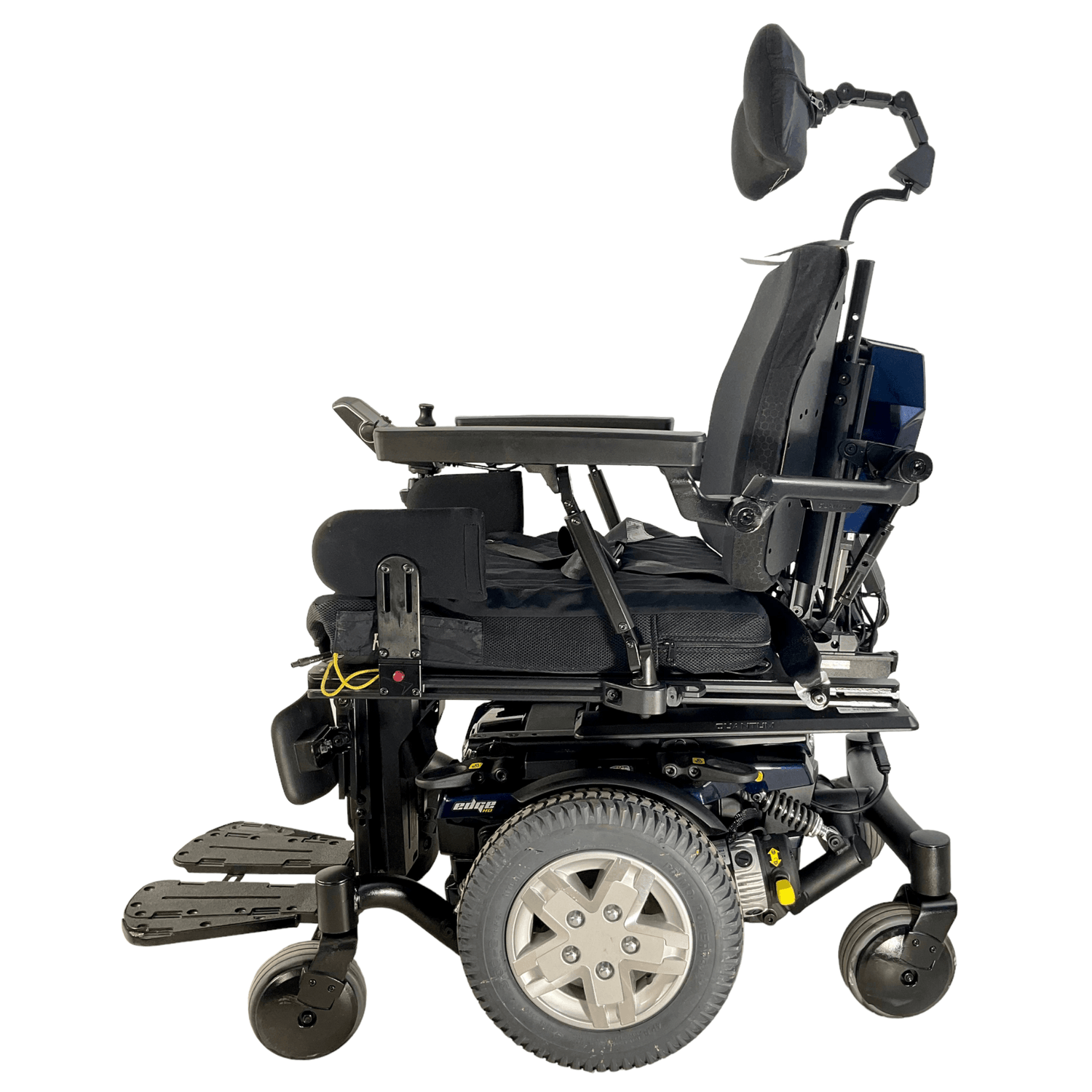 2020 Pride Mobility Quantum Q6 Edge HD Bariatric Power Chair | 22 x 22 Seat |  Transit Kit, Thigh Supports - Mobility Equipment for Less