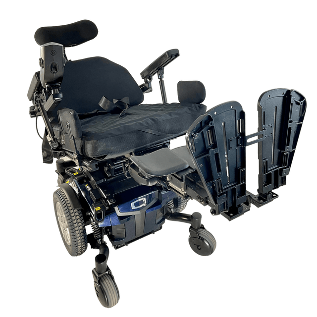 2020 Pride Mobility Quantum Q6 Edge HD Bariatric Power Chair | 22 x 22 Seat |  Transit Kit, Thigh Supports - Mobility Equipment for Less