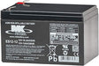 Front view of MK 12V 12AH Sealed Lead Acid Battery
