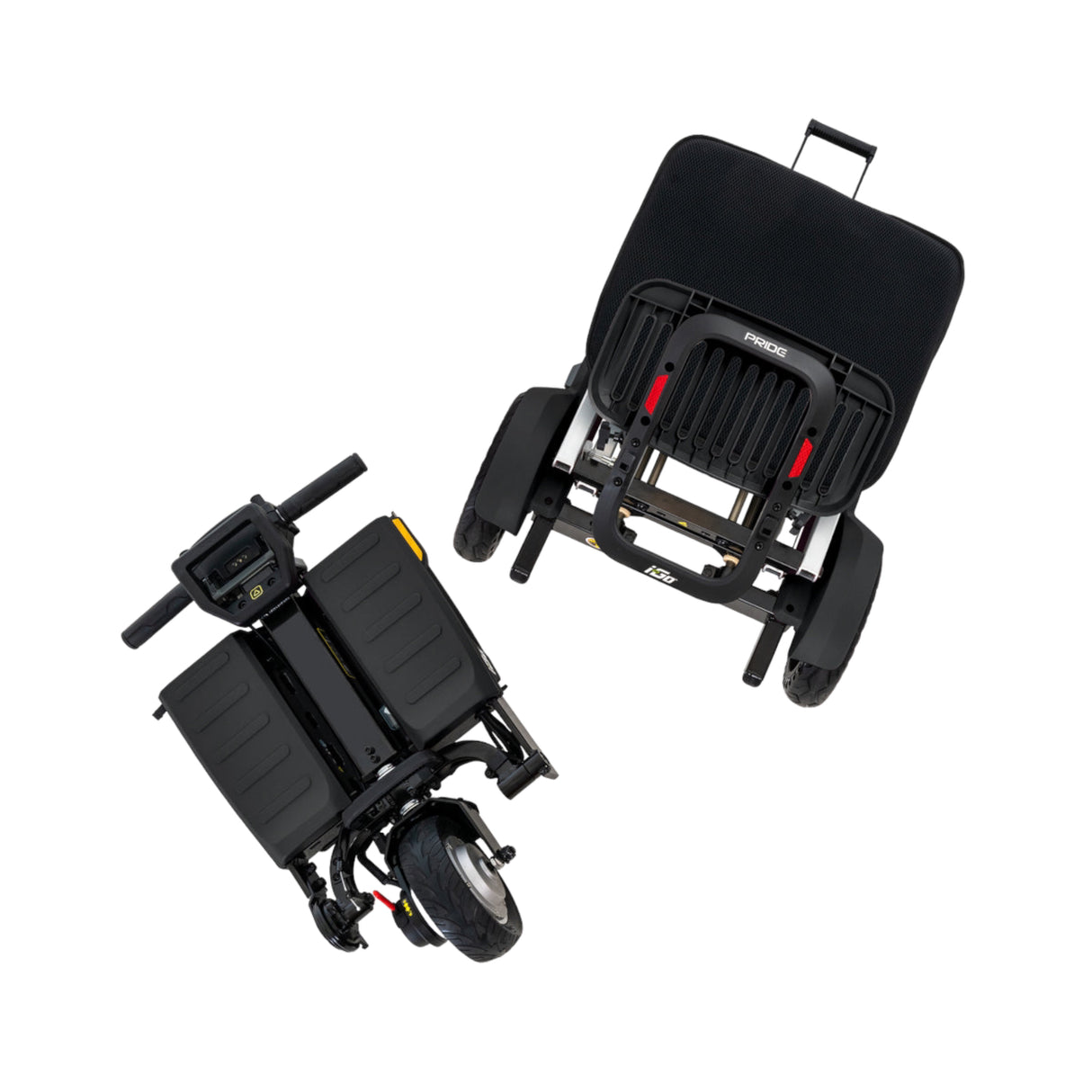 Disassembled i-Go scooter