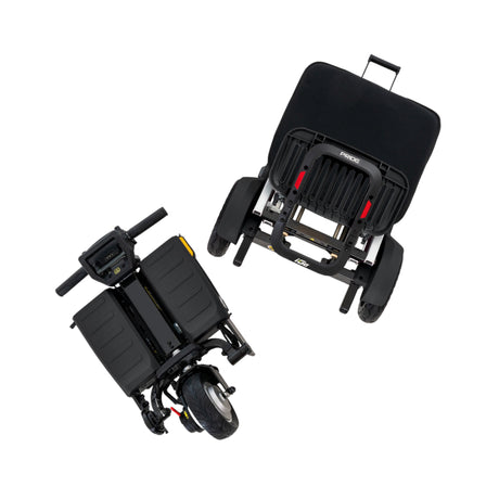 Disassembled i-Go scooter