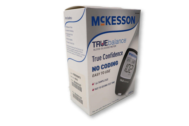 Blood Glucose Meter | True Balance | McKesson | 06-H4051-83 | Fast Test Results | No Coding-Mobility Equipment for Less