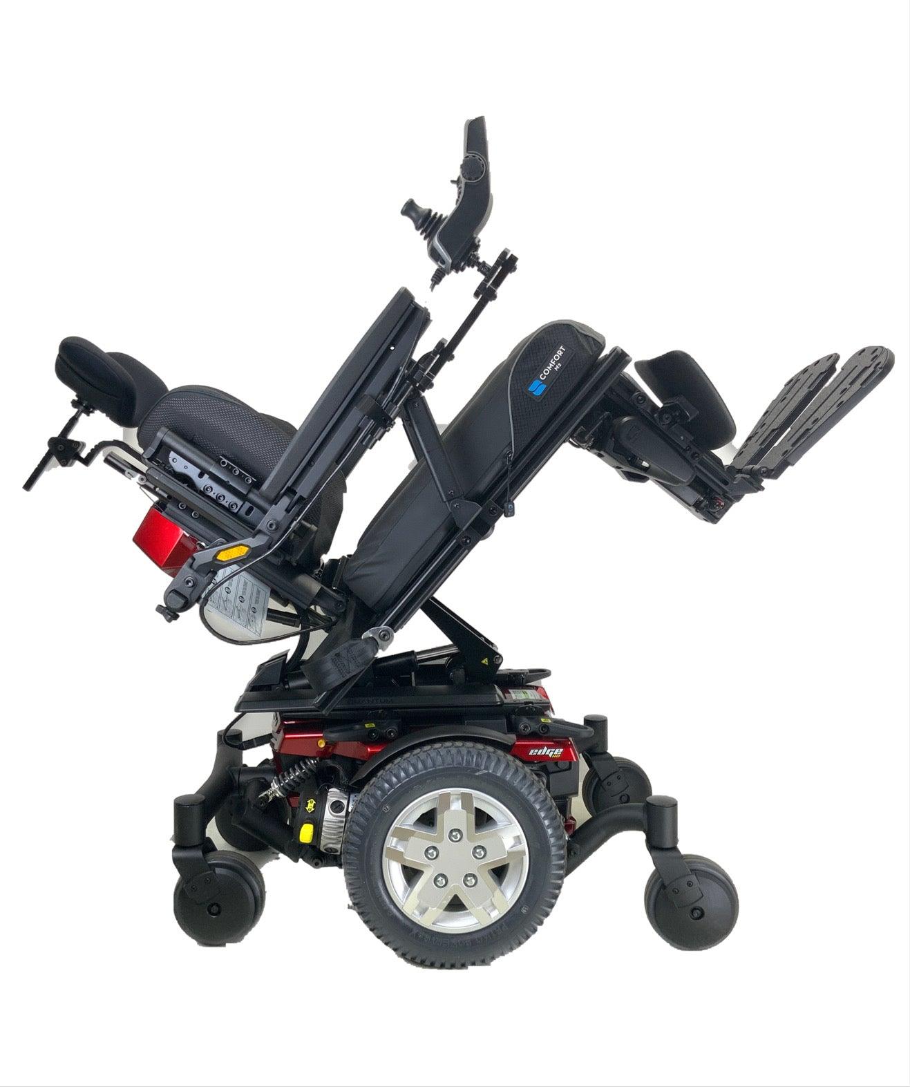 Brand New! 2020 Pride Mobility Quantum Edge HD Bariatric Heavy Duty Rehab Power Chair | 24 x 22 Seat | Tilt, Recline, Power Legs-Mobility Equipment for Less