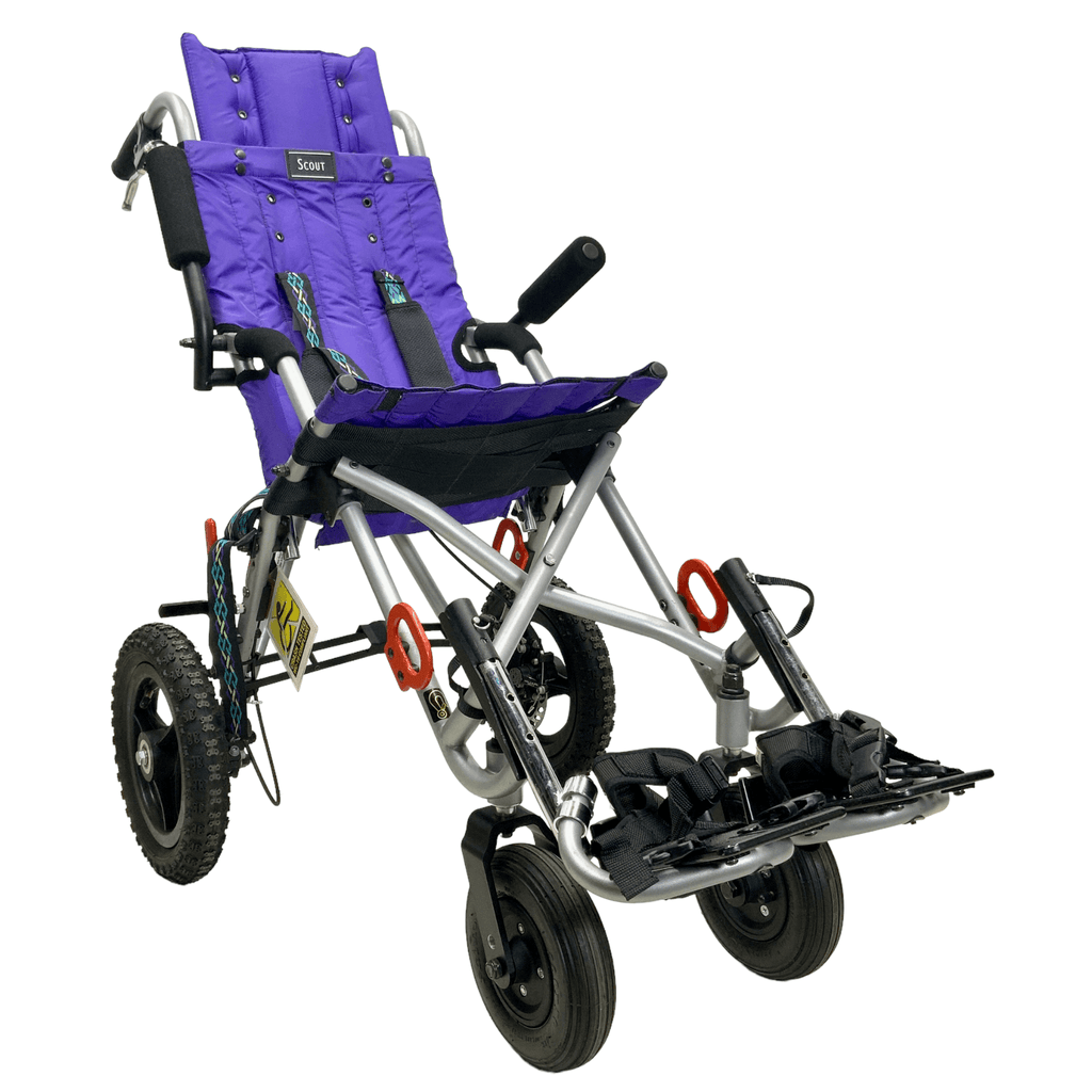Convaid Cruiser Scout 12 Pediatric Stroller | 16 x 12.5 Seat | Tool-free Depth Adjustment - Mobility Equipment for Less
