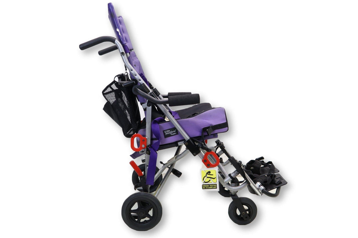 Convaid EZ-Rider 14 Special Needs Stroller Pediatric Wheelchair | 14" x 18" Seat | Collapsible Stroller-Mobility Equipment for Less