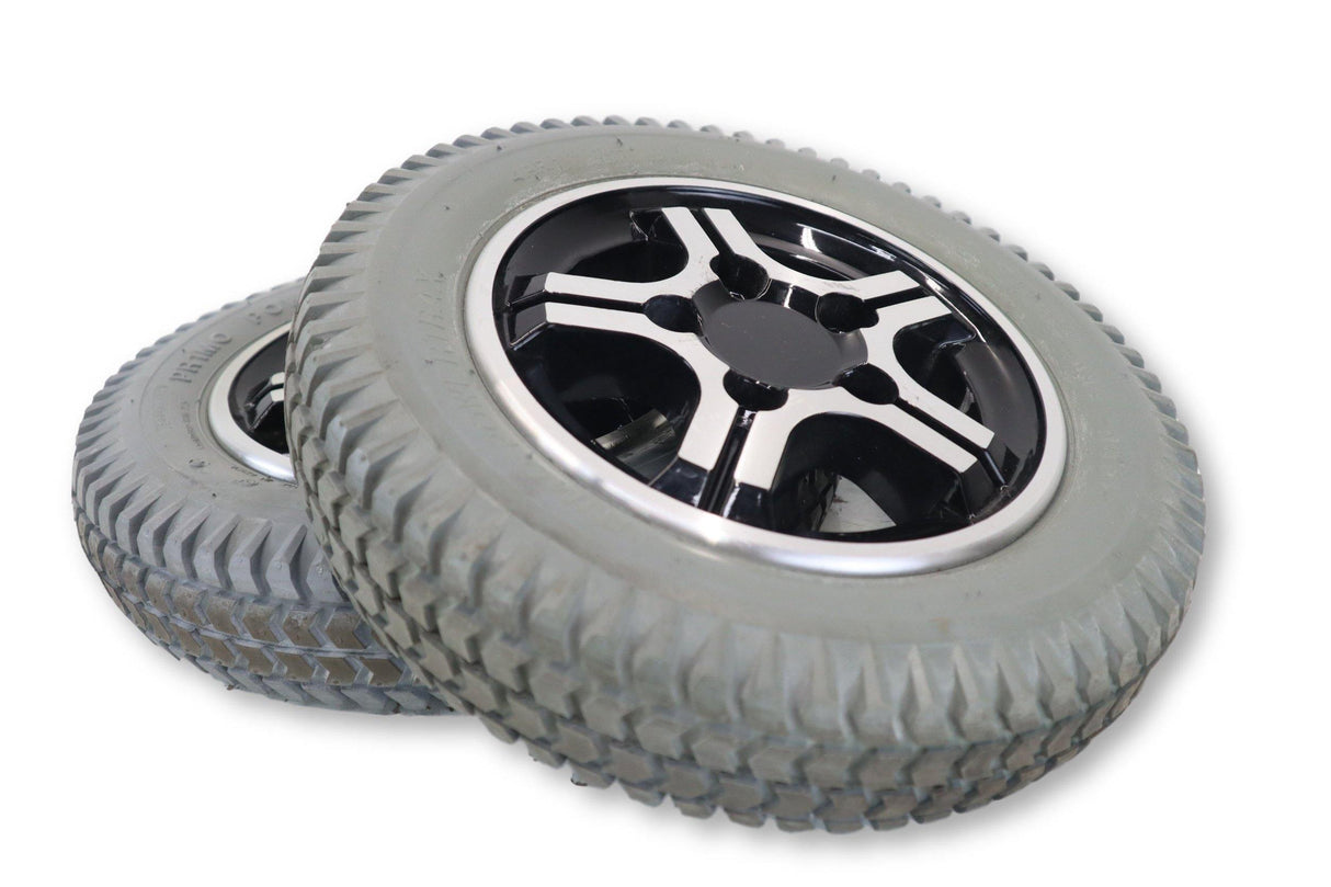 Drive Wheel for Pride Mobility Quantum 600, 6000, and R-4000 Power Chairs | Primo PowerTrax WHLASMB1769 | 14" x 3" | Certified Pre-Owned-Mobility Equipment for Less