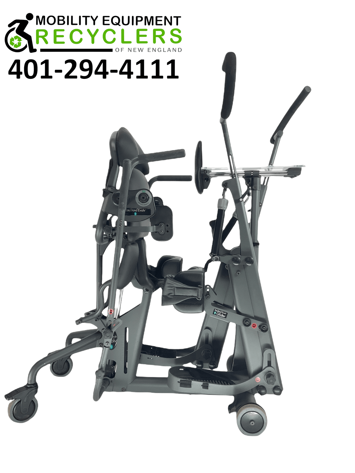 EasyStand Evolv Glider Sit to Stand | Adult Large | 5"-6'2" | 280 lbs Weight Capacity-Mobility Equipment for Less