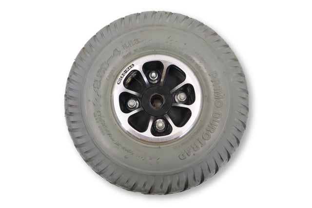 Flat-Free Drive Wheel Assembly for Jazzy 610, 1103, 1107, 1113, 1113 ATS, Select & J6 | Primo Durotrap 10" x 3" Tires | WHLASMB1418-Mobility Equipment for Less