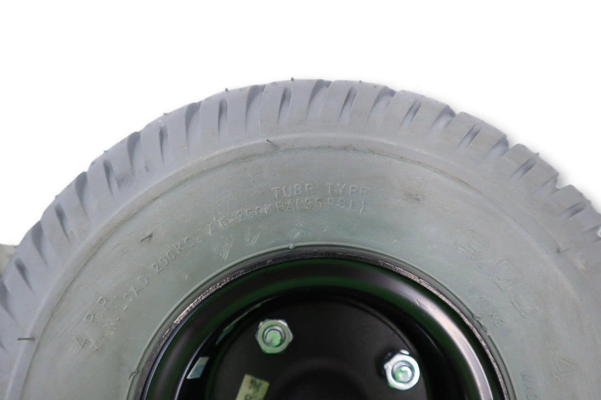 Flat Free Drive Wheels & Tire for Jet 3 Electric Wheelchair | (10" x 3" , 260 x 85) PRIMO Durotrap Replacement Wheel Assembly | WHLASMB1410-Mobility Equipment for Less