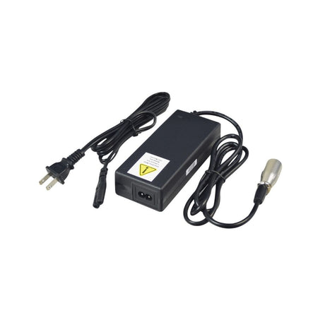Overhead view of Golden Buzzaround CarryOn Scooter battery charger