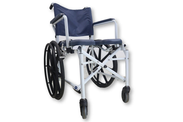 Invacare Mariner Rehab Shower Chair Commode | 18" x 18" Padded Seat Cushion-Mobility Equipment for Less