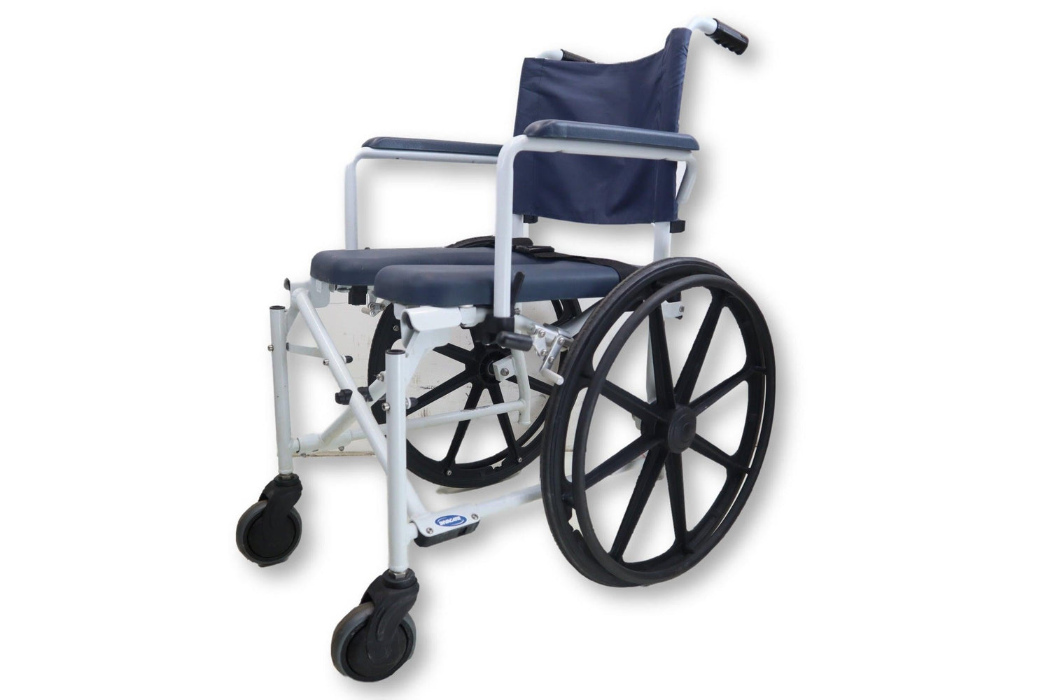 Invacare Mariner Rehab Shower Chair Commode | 18" x 18" Padded Seat Cushion-Mobility Equipment for Less