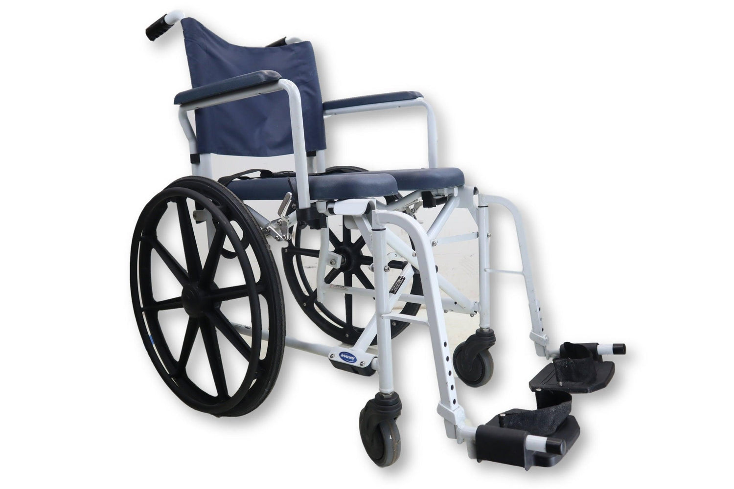 Invacare Mariner Rehab Shower Chair Commode | 18" x 18" Padded Seat Cushion-Mobility Equipment for Less