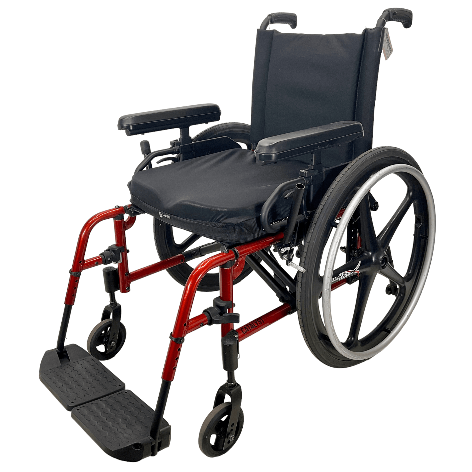 Ki Mobility Catalyst 5 Folding Manual Wheelchair | 18 x 19 Seat | Like New! - Mobility Equipment for Less