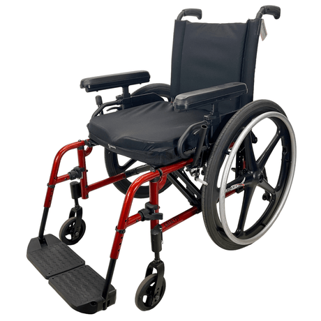 Ki Mobility Catalyst 5 Folding Manual Wheelchair | 18 x 19 Seat | Like New! - Mobility Equipment for Less