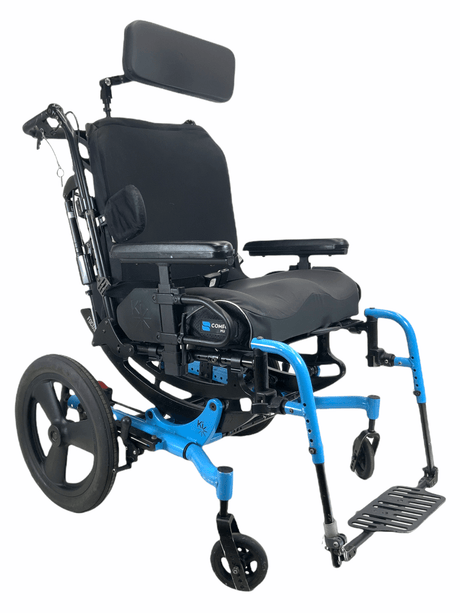 Ki Mobility Focus CR Tilt-In-Space Manual Wheelchair 20" x 17" Seat | -5° - 50° Tilt | Height Adjustable Armrests | Adjustable Headrest-Mobility Equipment for Less