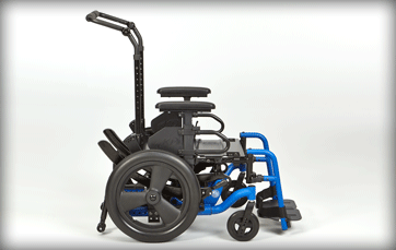 Ki Mobility Focus CR Tilt-In-Space Manual Wheelchair 20" x 17" Seat | -5° - 50° Tilt | Height Adjustable Armrests | Adjustable Headrest - Mobility Equipment for Less
