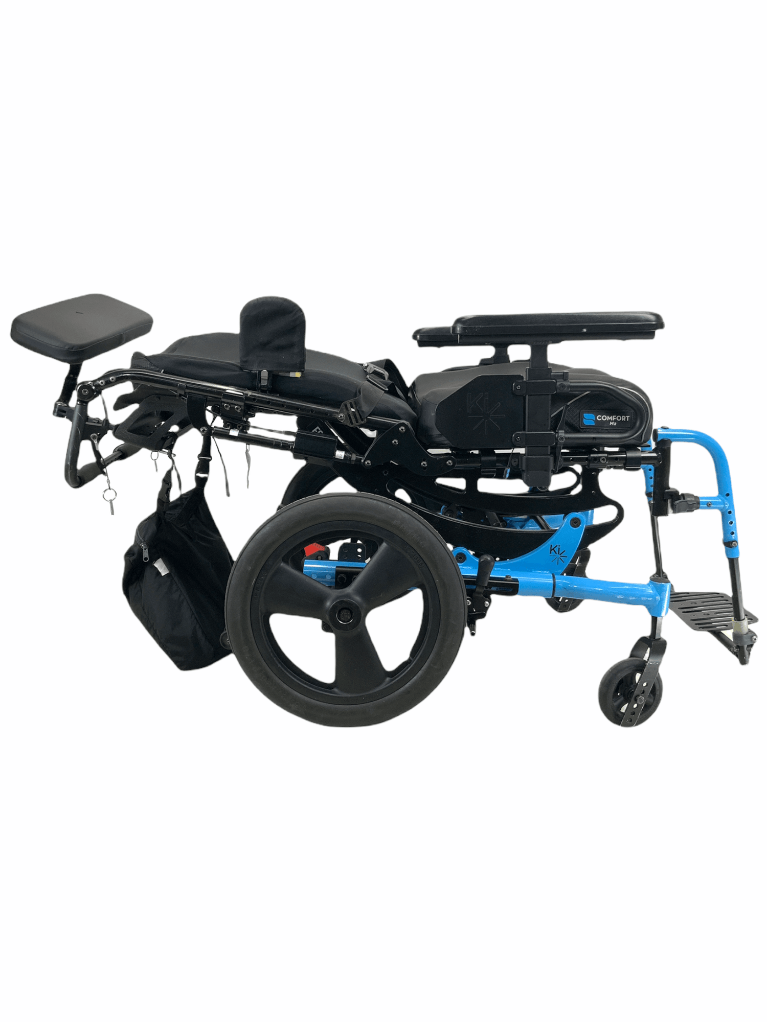 Ki Mobility Focus CR Tilt-In-Space Manual Wheelchair 20" x 17" Seat | -5° - 50° Tilt | Height Adjustable Armrests | Adjustable Headrest-Mobility Equipment for Less