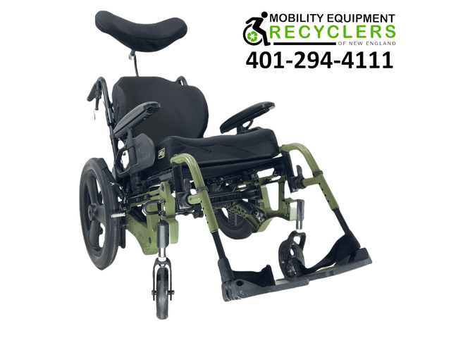Ki Mobility Liberty FT Tilt In Space Tilt-In-Space Manual Wheelchair | Transit Kit, Height Adjustable Armrest, Contoured Backrest-Mobility Equipment for Less