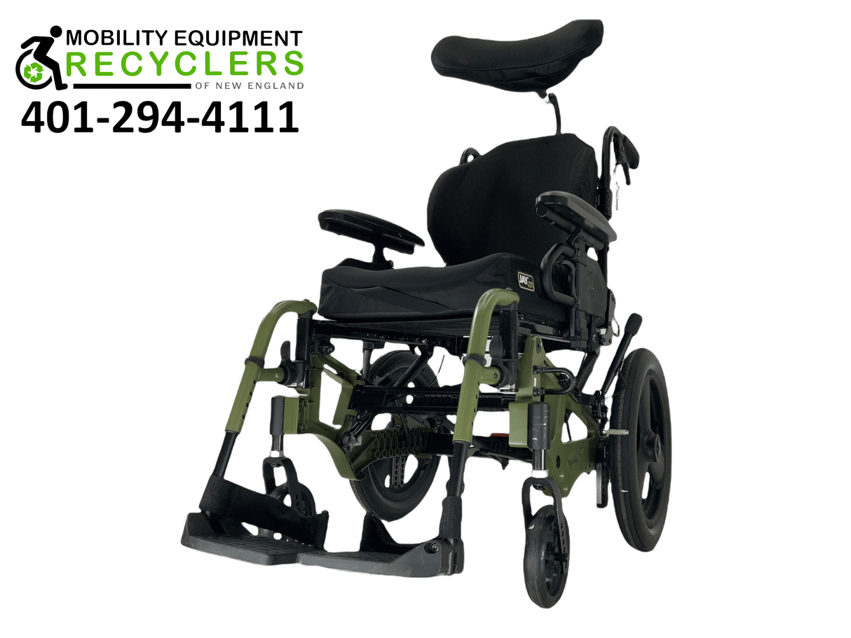 Ki Mobility Liberty FT Tilt In Space Tilt-In-Space Manual Wheelchair | Transit Kit, Height Adjustable Armrest, Contoured Backrest-Mobility Equipment for Less