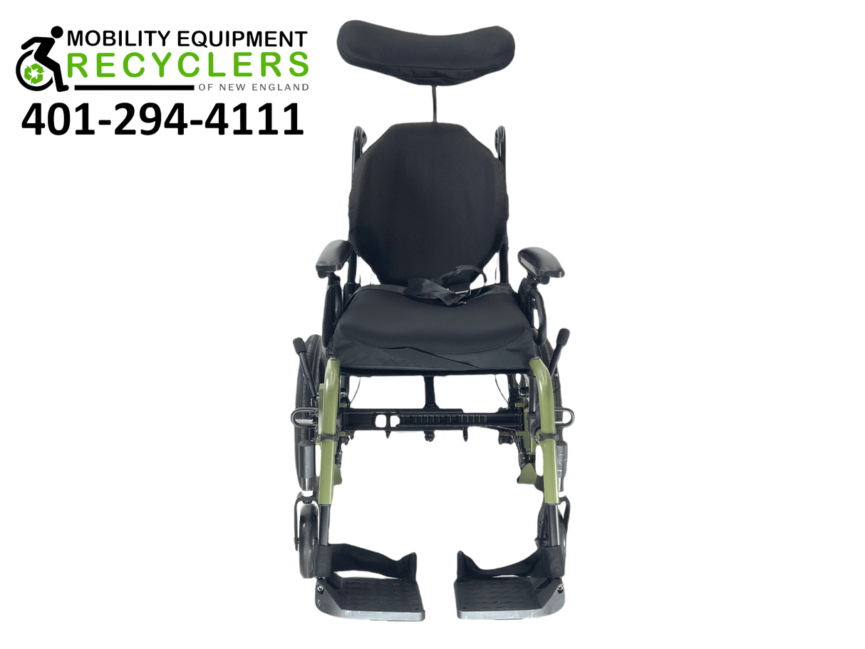 Ki Mobility Liberty FT Tilt In Space Tilt-In-Space Manual Wheelchair | Transit Kit, Height Adjustable Armrest, Contoured Backrest-Mobility Equipment for Less