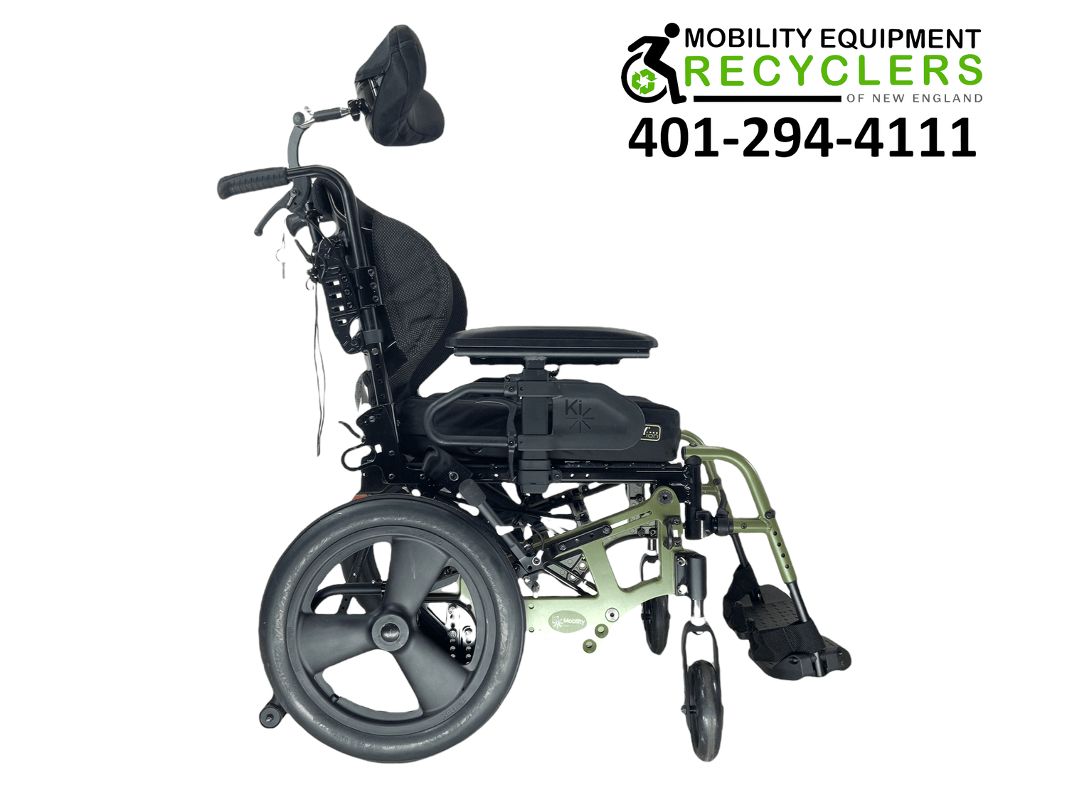 Ki Mobility Liberty FT Tilt In Space Tilt-In-Space Manual Wheelchair | Transit Kit, Height Adjustable Armrest, Contoured Backrest-Mobility Equipment for Less