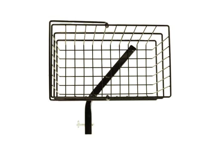 Overhead view of basket