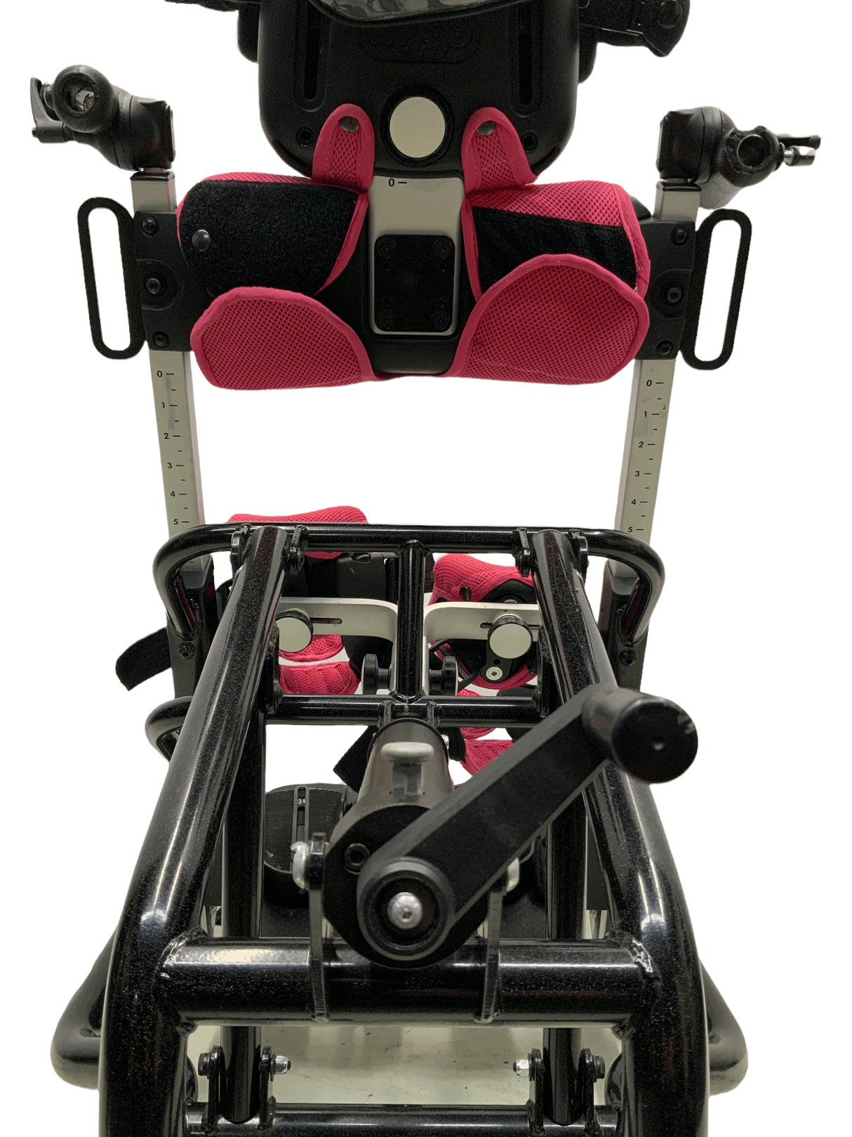 leckey mygo stander 1 pink pediatric stander hand crank