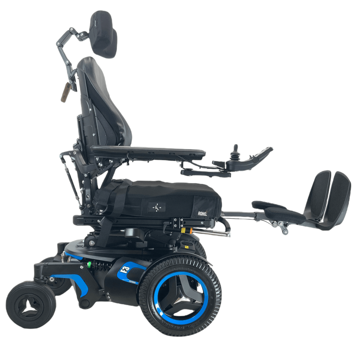 Like-New 2019 Permobil F3 Corpus Rehab Power Wheelchair | 18 x 21 Seat | Only 2 Miles! | Seat Elevate, Tilt, Recline, Power Legs | 80% Savings!-Mobility Equipment for Less