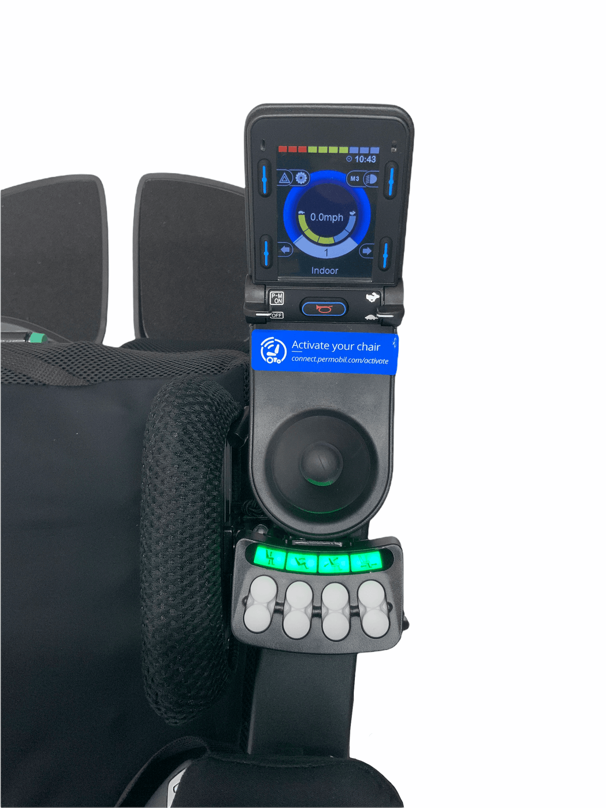 Like-New 2020 Permobil F3 Rehab Power Chair | 17" x 20" Seat | Seat Elevate, Tilt, Recline, Power Legs | Only 3 Miles!-Mobility Equipment for Less