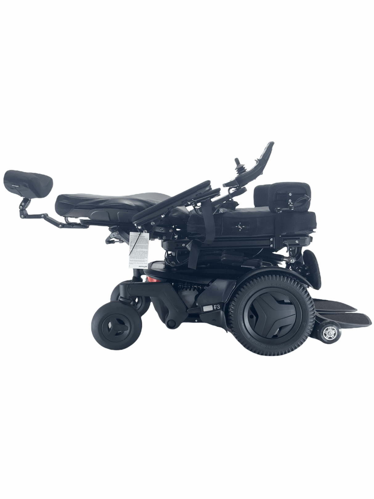Like-New 2020 Permobil F3 Rehab Power Chair | 17" x 20" Seat | Seat Elevate, Tilt, Recline, Power Legs | Only 3 Miles!-Mobility Equipment for Less